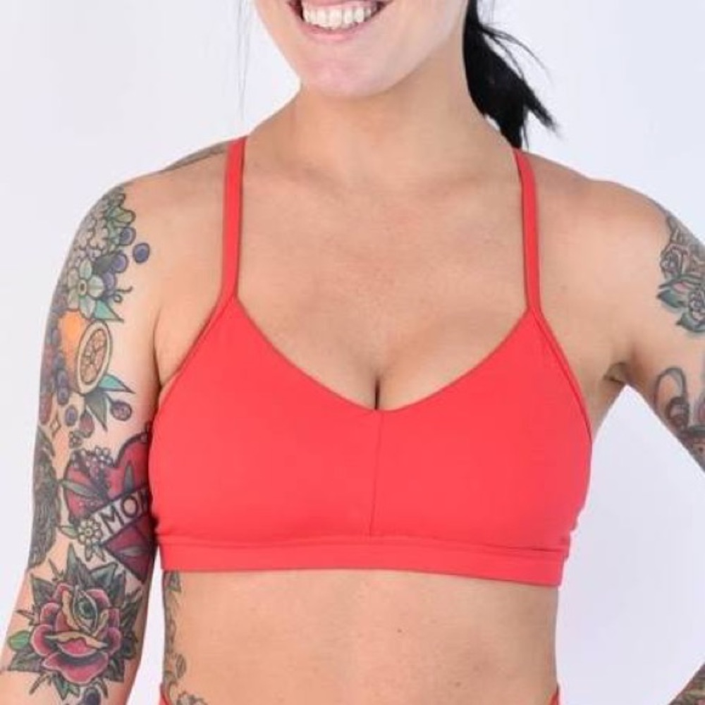 Fleo Sports Bra - Reinette Cayenne